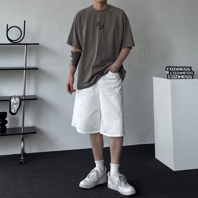 TR2486 White Bermuda Pants (S ~ L)