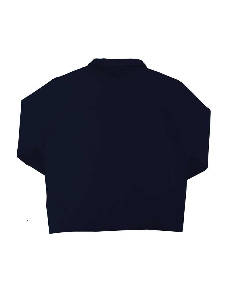Frill 8 button pk shirt / navy
