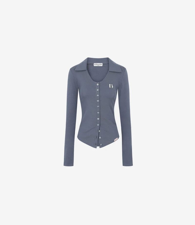 NEWALRIN Classic Button Shirt Top