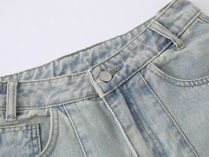 Rough Star Distressed Denim Pants