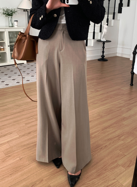 Lesen Tension Wide Slacks / 4 colors