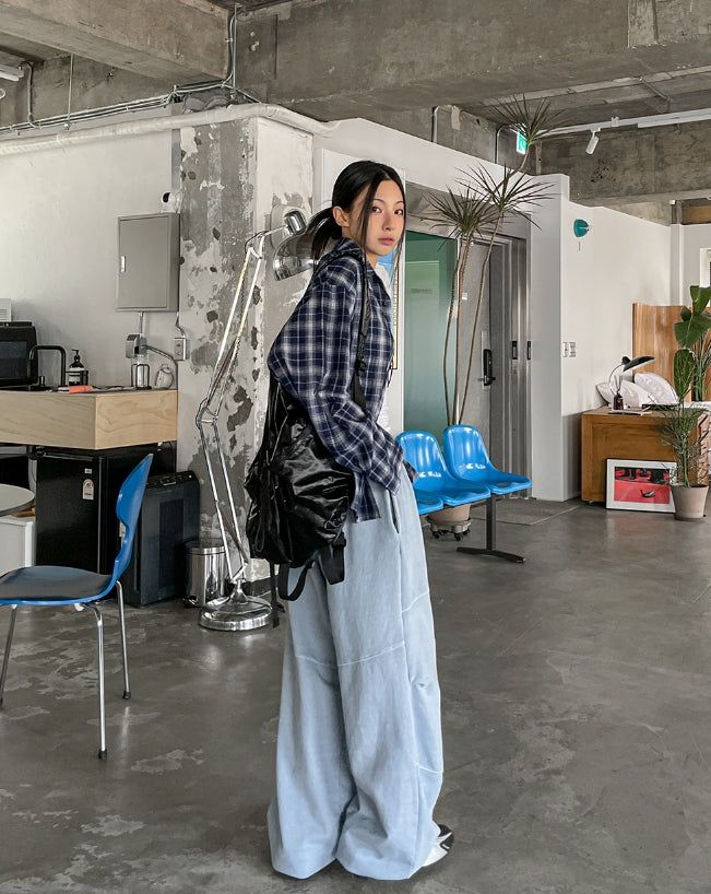 ブリードリンクルチェックシャツ