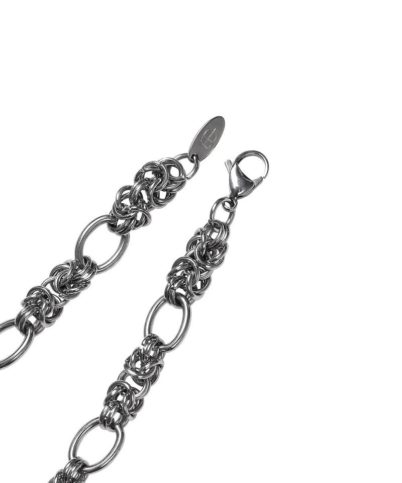 WEAVE CHAIN NECKLACE_SILVER