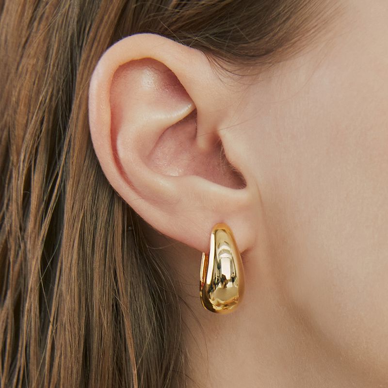 water drop one-touch earring