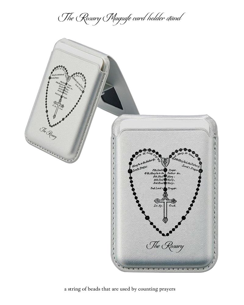 Rosary MagSafe Card Pocket stand