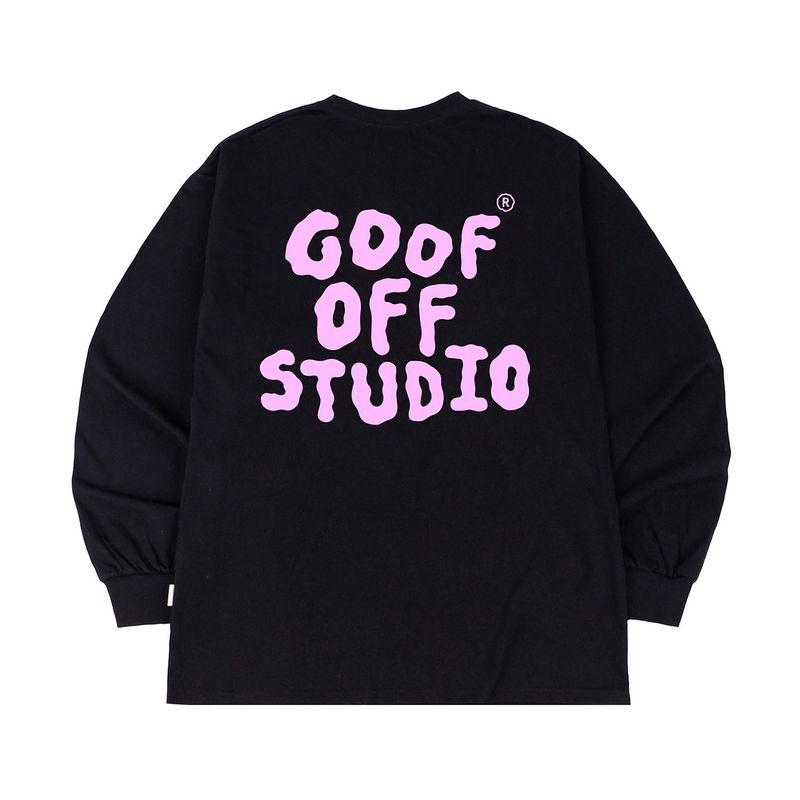 goofoffstudio(グーフオブスタジオ)の「GF MAIN LOGO LONGSLEEVE - ( Black )(Tops)」