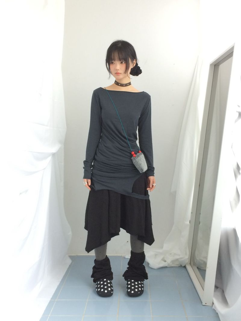 ner.ui.bin(ノエビン)の「loose fit round sleeve(Tops)」