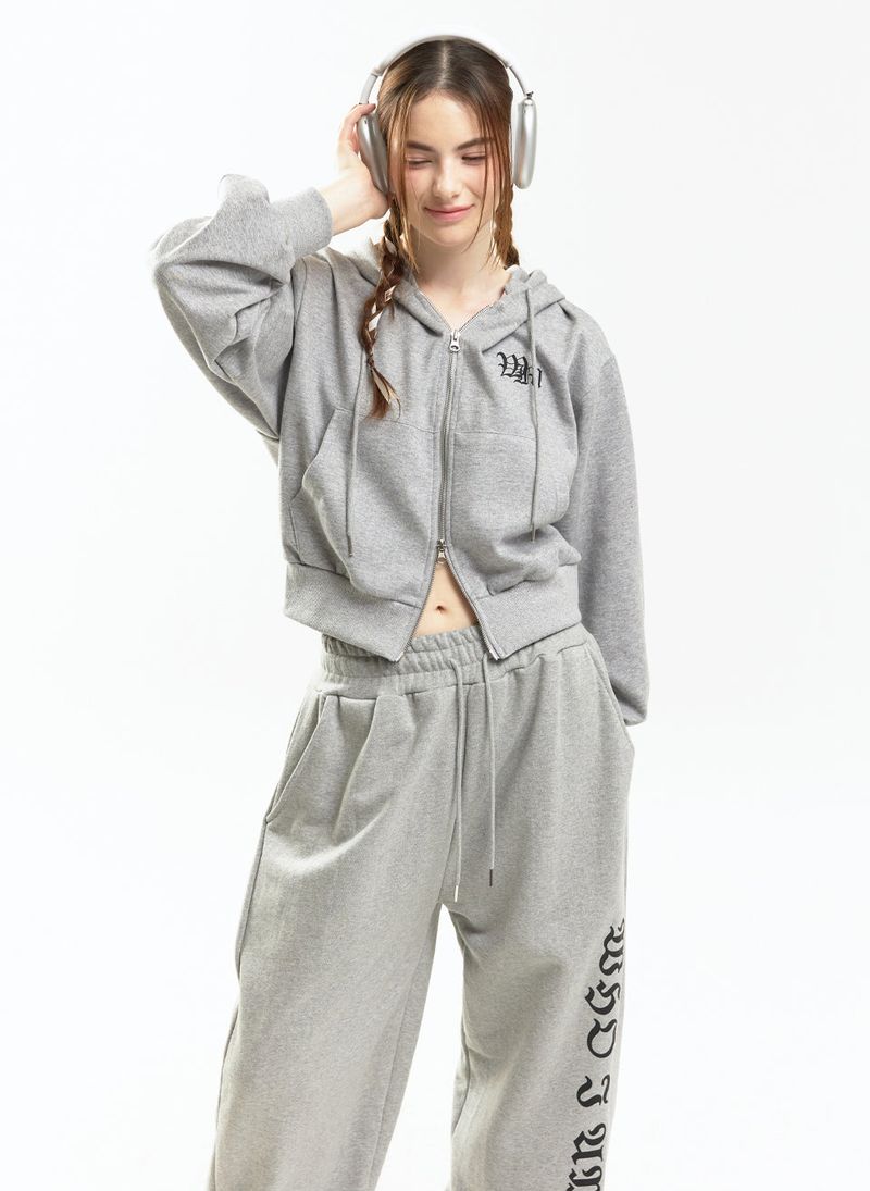 WHO I AM Hood zip-up