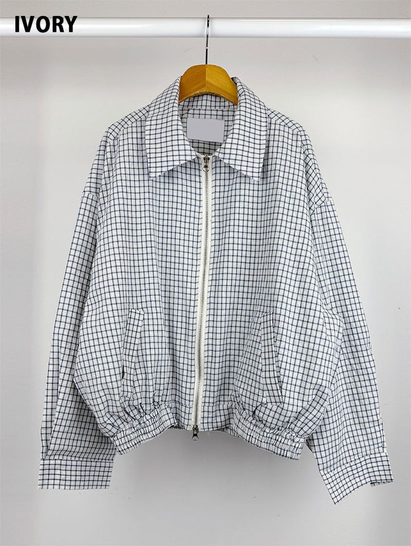 LIGHT CHECK BLOUSON (2C)