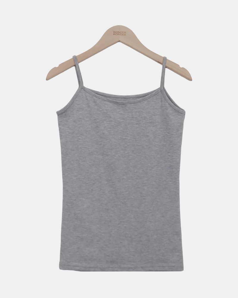 Bisom Color Strap Sleeveless Top