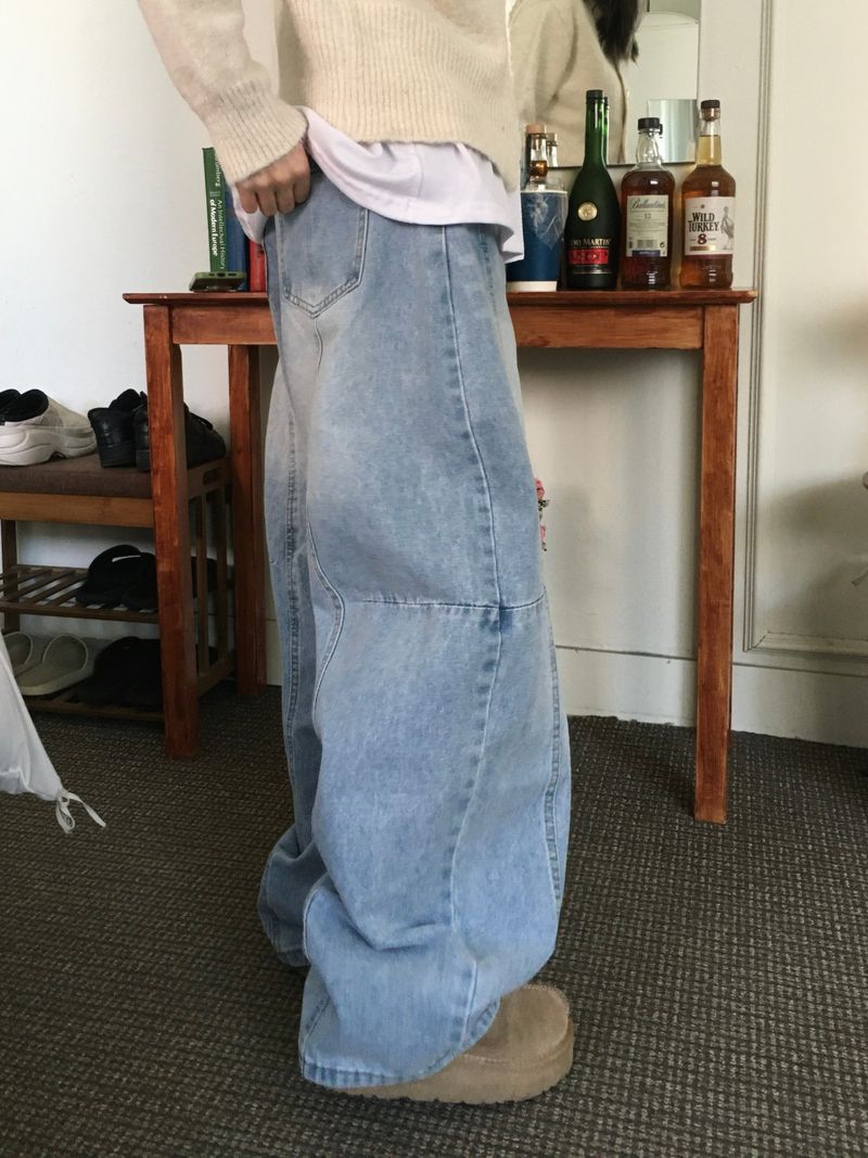Double Cut Balloon Denim (4c)