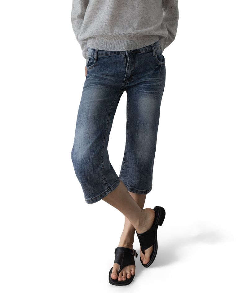 Ebe Low-Rise Capri Denim