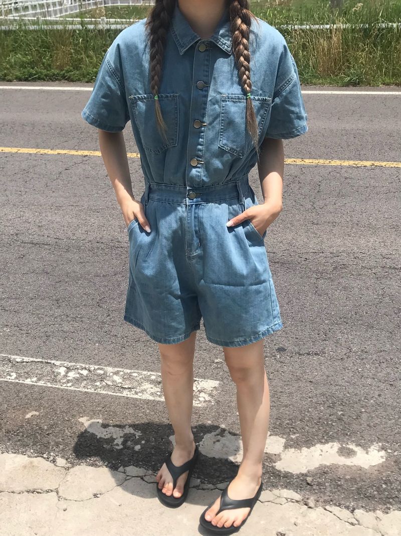 Marina denim jumpsuit