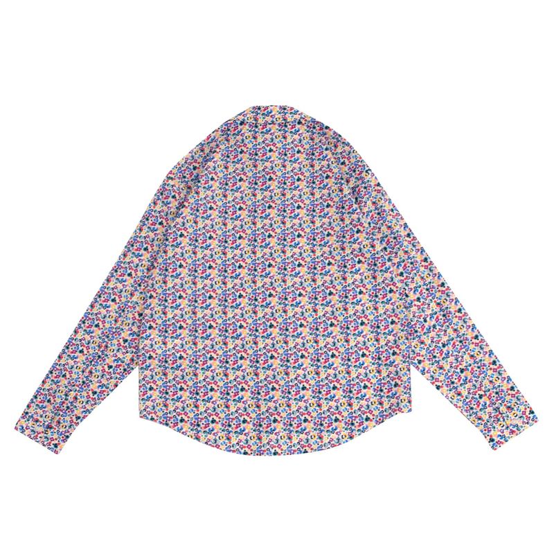 MOOD FLOWER PATTERN SHIRT (UNISEX)_SYF5BL01BU
