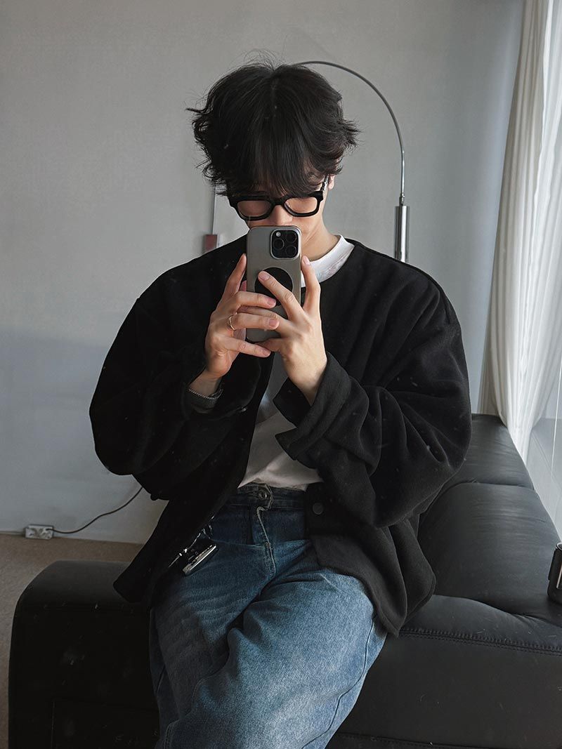ASCLO Rocco Fleece Cardigan (3color)