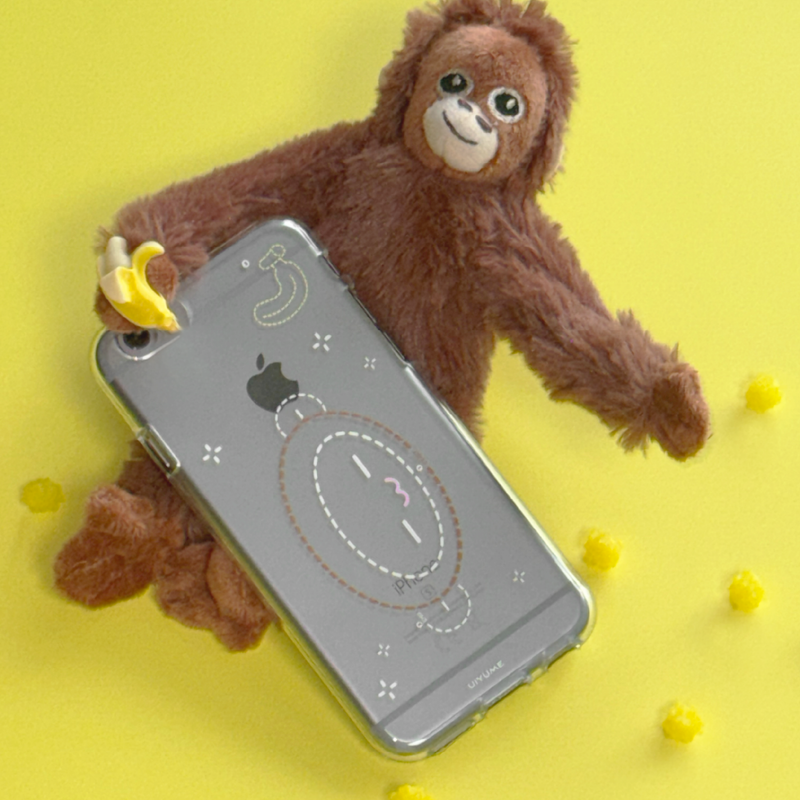 UIYUME（ユアイユメ）の「Let's DOT case (Monkey.ver)（Smartphone Accessories）」