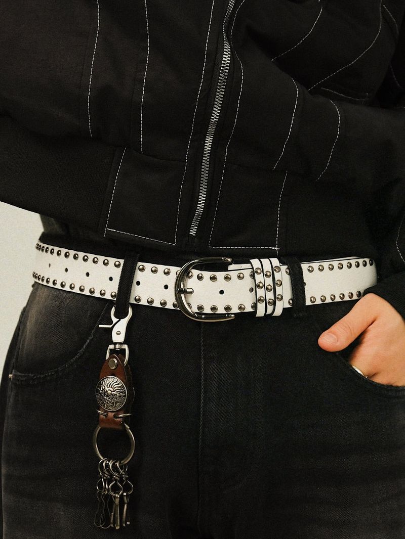 STAR Sparkle Leather Belt