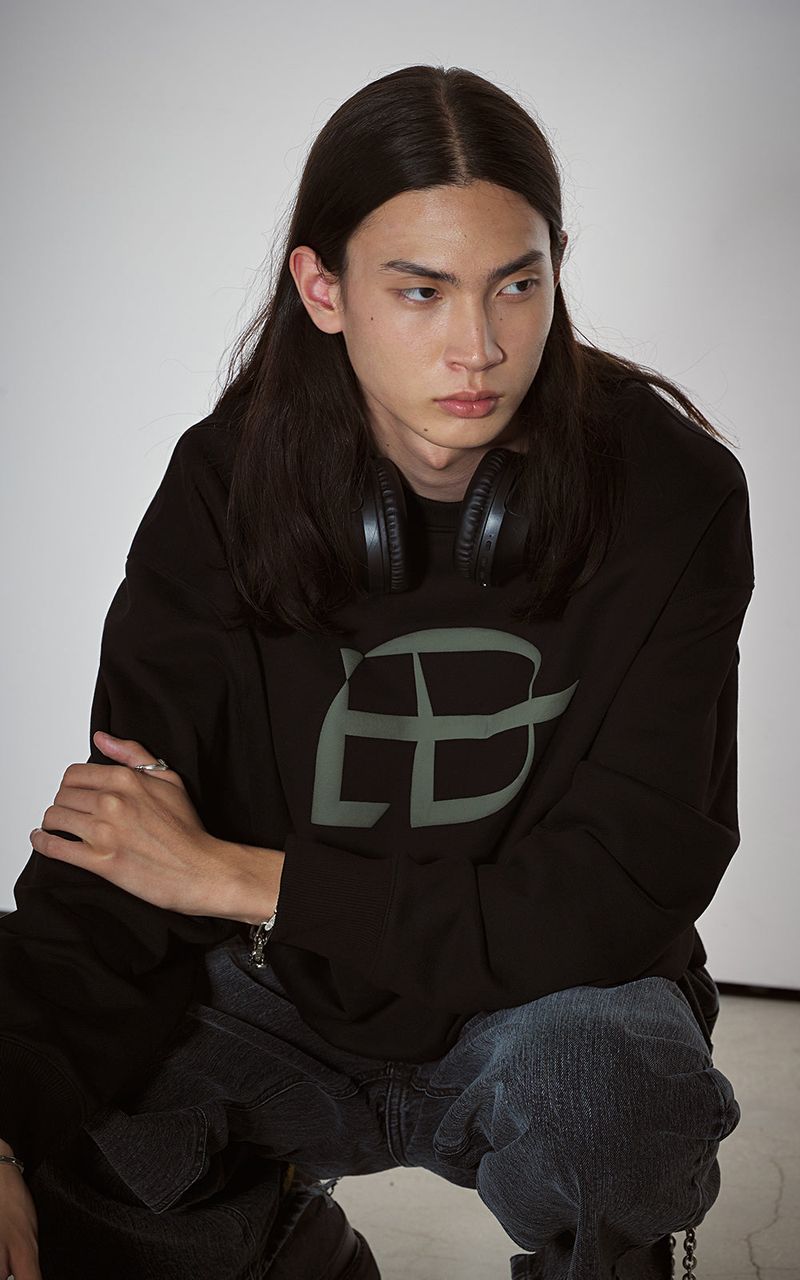 BOLD LOGO SWEATSHIRTS_BLACK