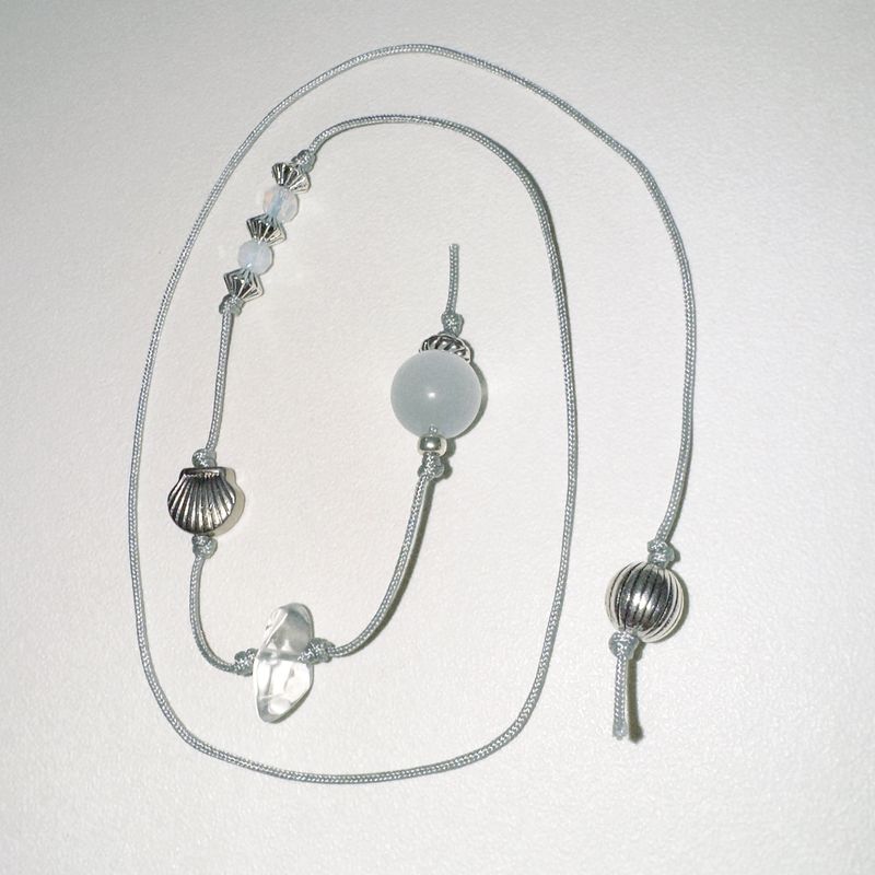 silver shell bookmark