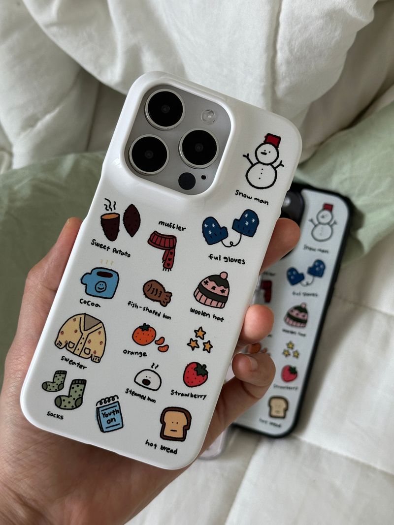 youth on(ユース オン)の「winter doodle case (hard)(Smartphone Accessories)」