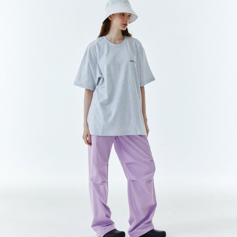 Shape Logo T-Shirt Melange Gray
