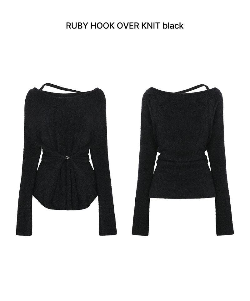 RUBY HOOK OVER KNIT black