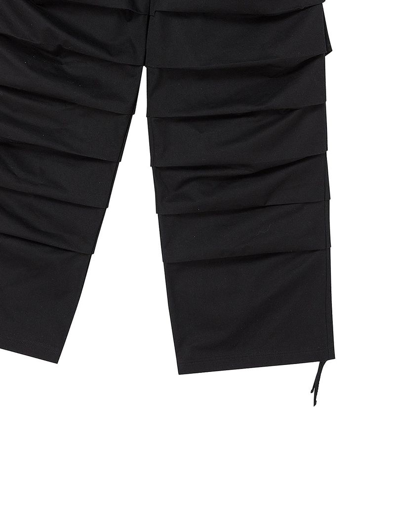 TUCK PANTS BLACK