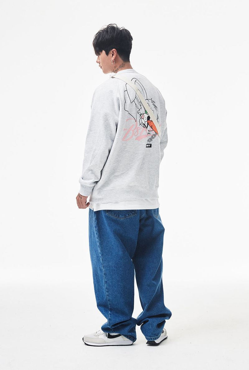 MBSRCOPT100 MID90 BAGGY DENIM PANTS DEEPBLUE