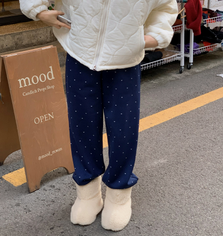 SHOPPERLAND(ショッパーランド)の「Heart Brushed Jogger Pants (2color)(Pants)」