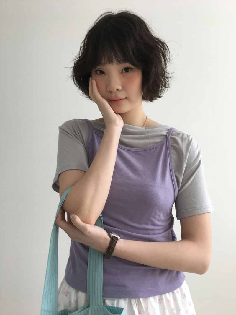 YWD SHIRRING T-SHIRTS (3color)