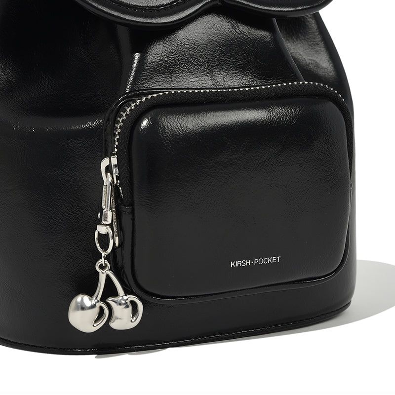 POCKET SIGNATURE BACKPACK [BLACK]