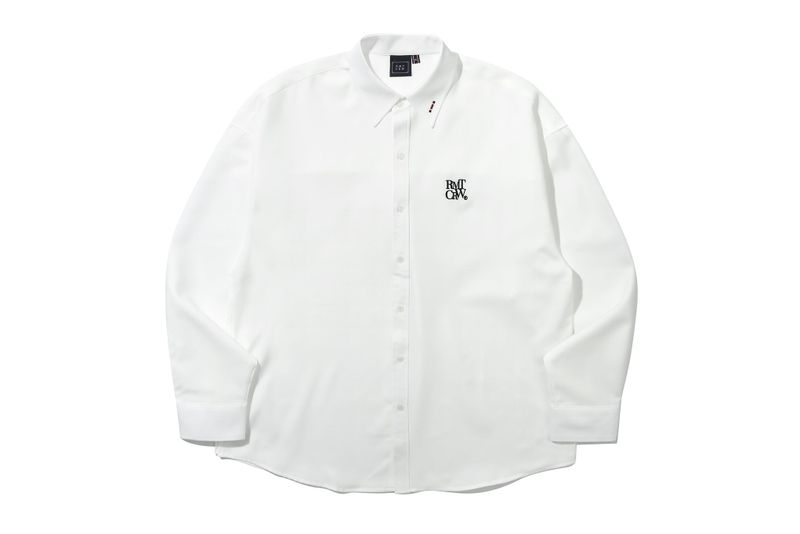 RECENT LOGO SIGNATURE SHIRT_WHITE
