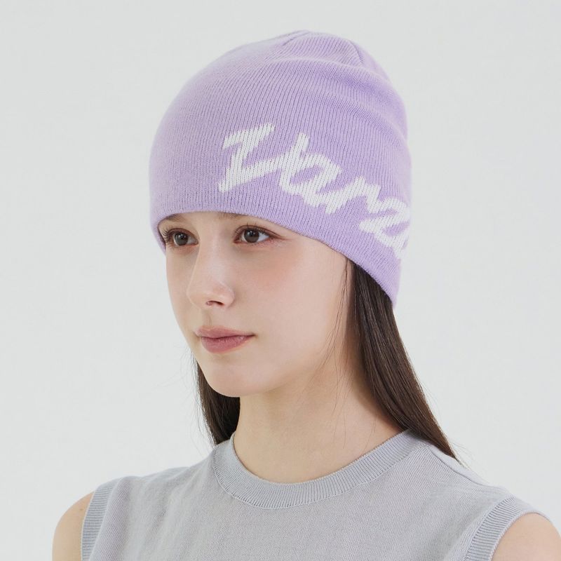 VARZAR（バザール）の「New Wave Varzar Jacquard Beanie Light Lavender（Hats）」