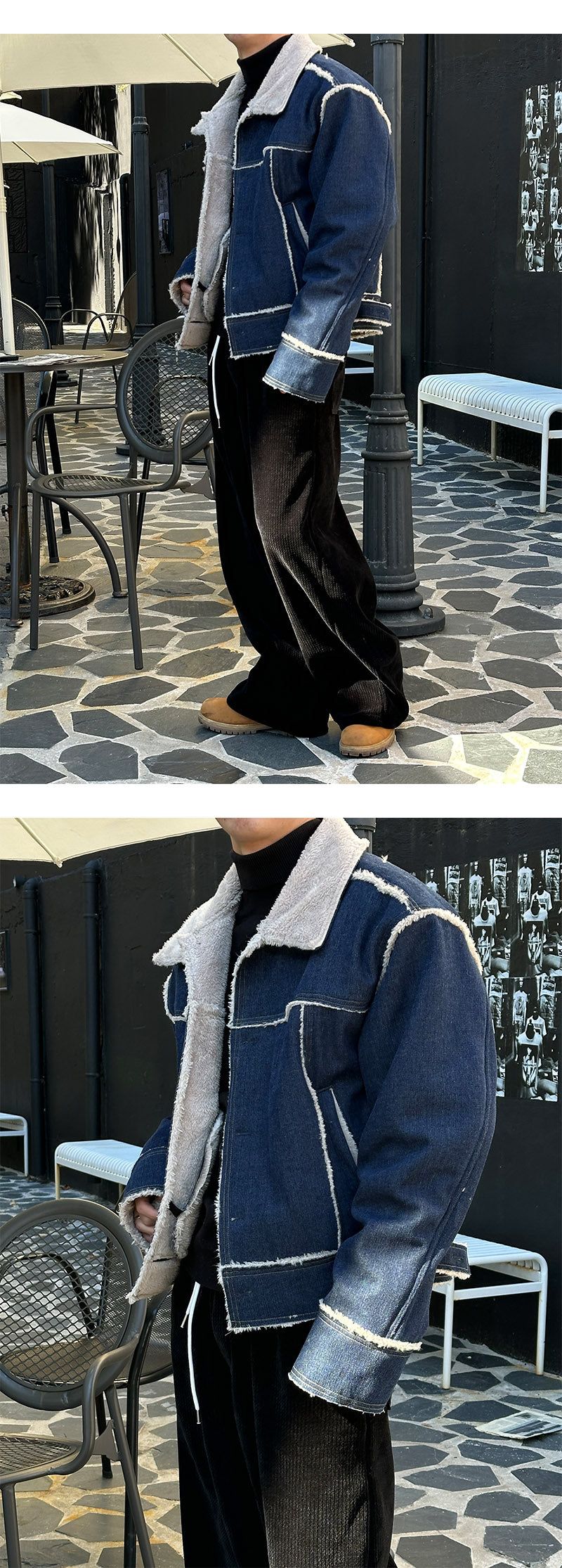 [F/W] Cutting denim overfit mustang(2color)
