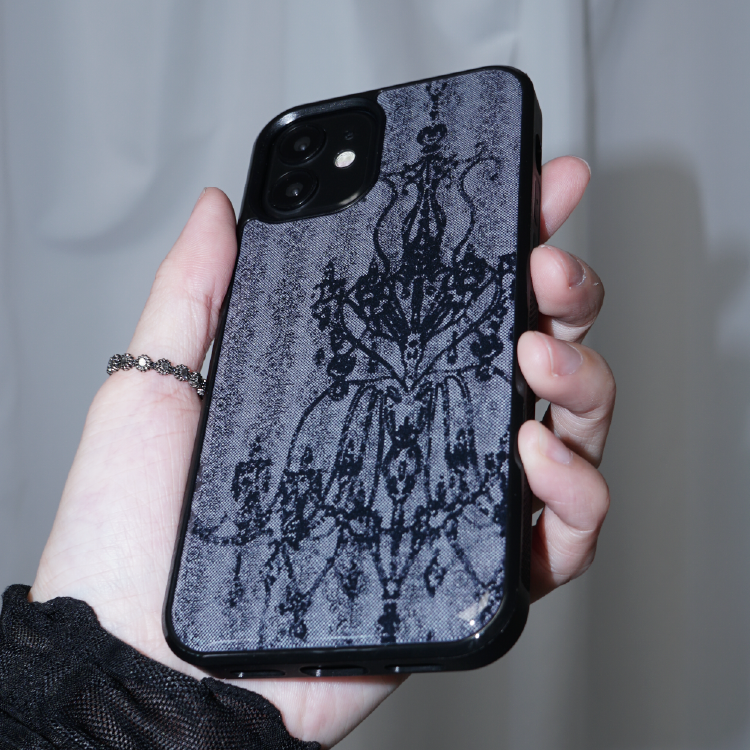[MADE] lace black epoxy phone case