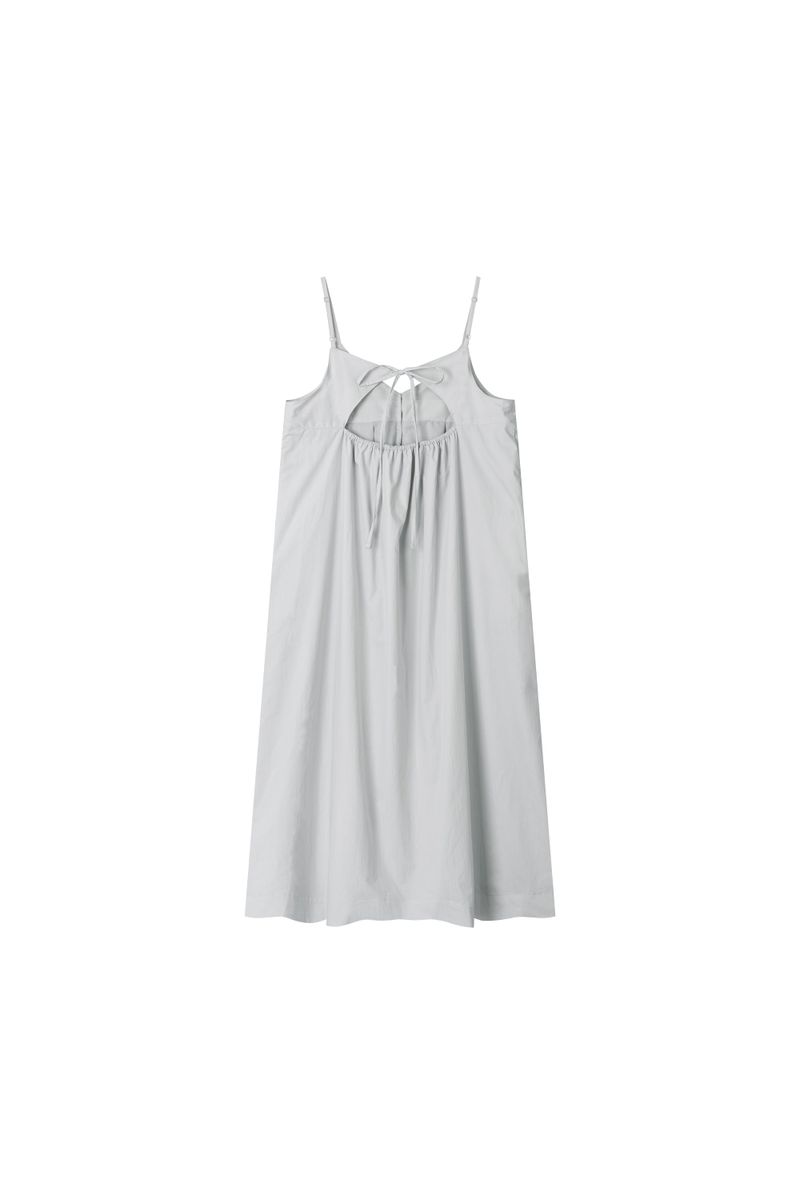 [3rd-Order] LAYERED SLEEVELESS LONG DRESS (LIGHT GREY)