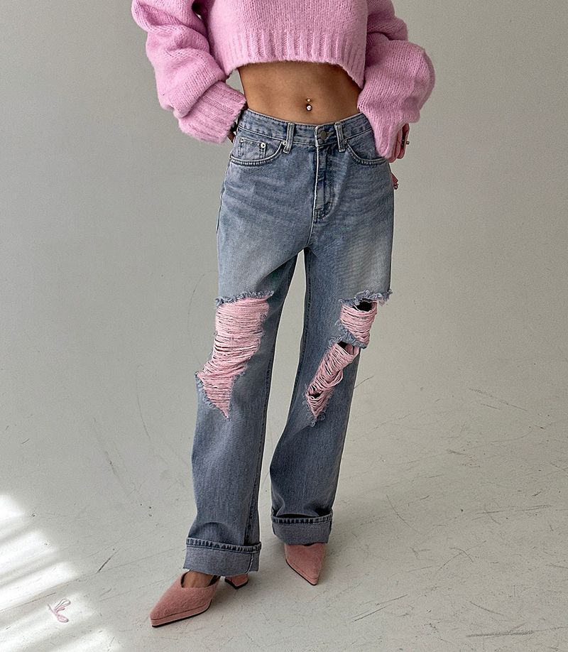Angora strap high heels