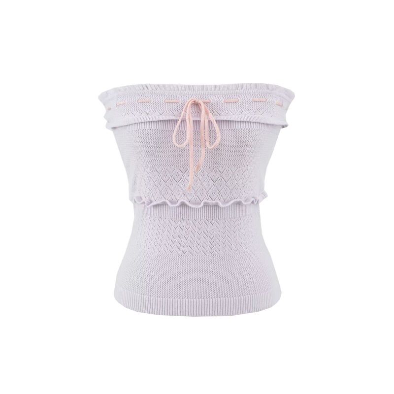 Nover Ribbon Knit Top