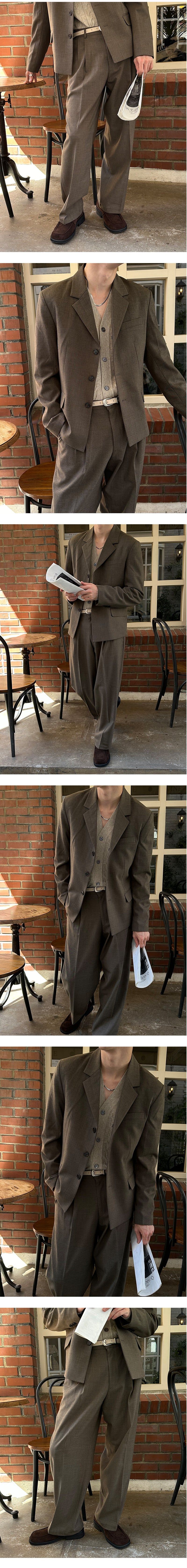 [F/W] Standard 3button short jacket(2color)