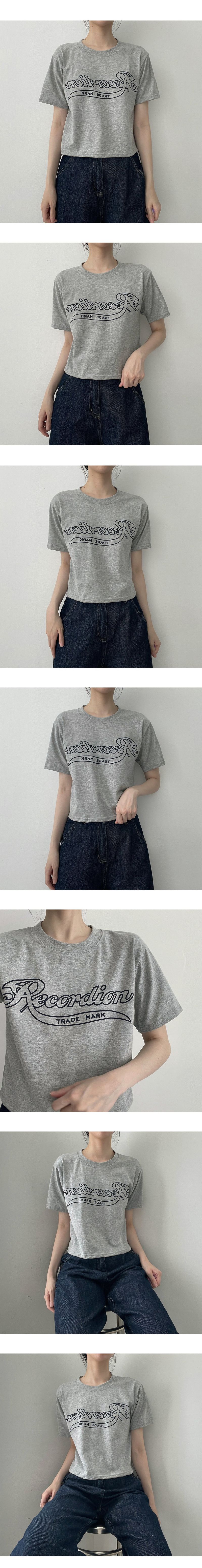 Lecco Cropped Short-Sleeved Tee