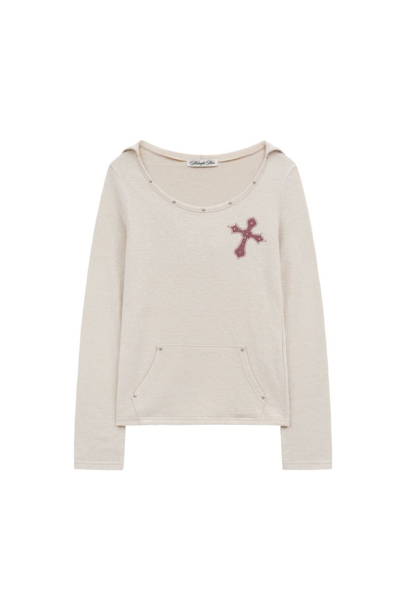 sl cross hood (ivory)