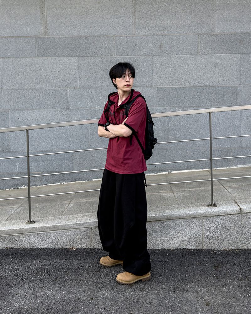 Roven Pintuck Curved Sweat Pants