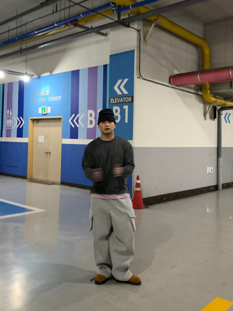 Tantan Neo Sweat Cargo Pants