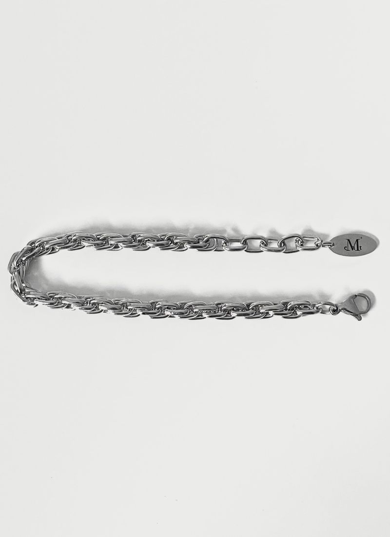 MUCENT SIGNATURE TRIPLE BRACELET (Silver)