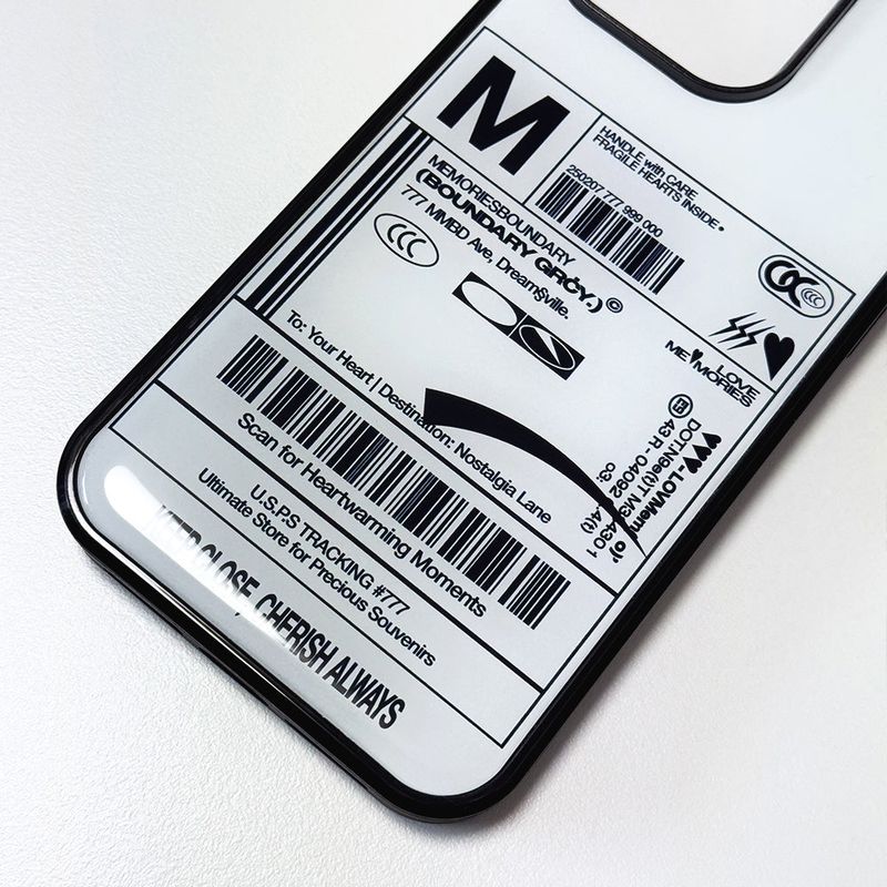 Fresh Love Delivery Label Phone Case (WH)