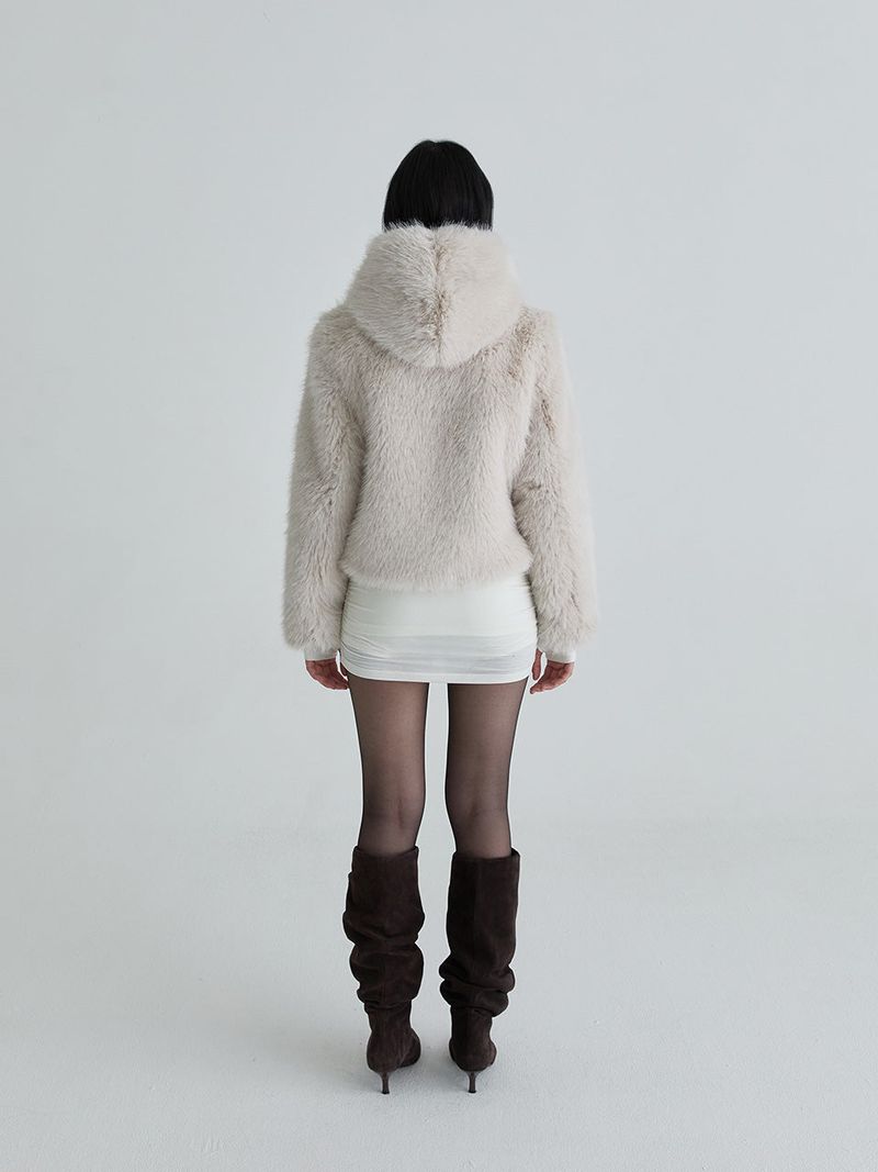 Hoodie fur jumper (Gray)