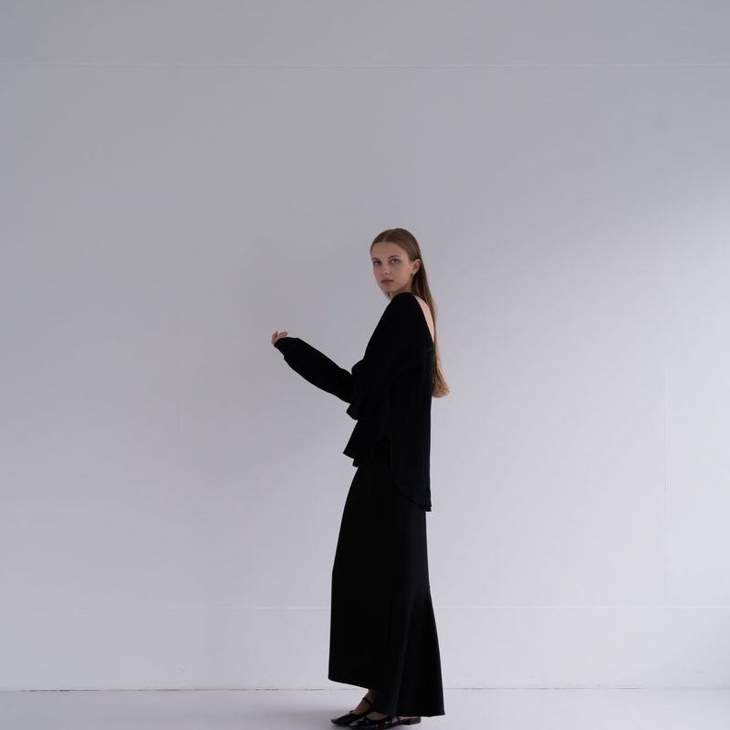 back open long Tshirt