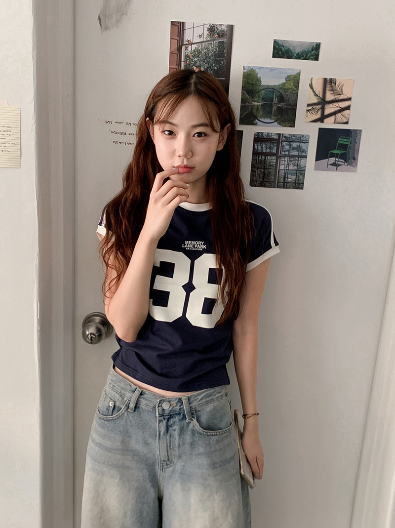 SHOPPERLAND（ショッパーランド）の「38 Slim Short Sleeve T-shirt (4color)（Tops）」