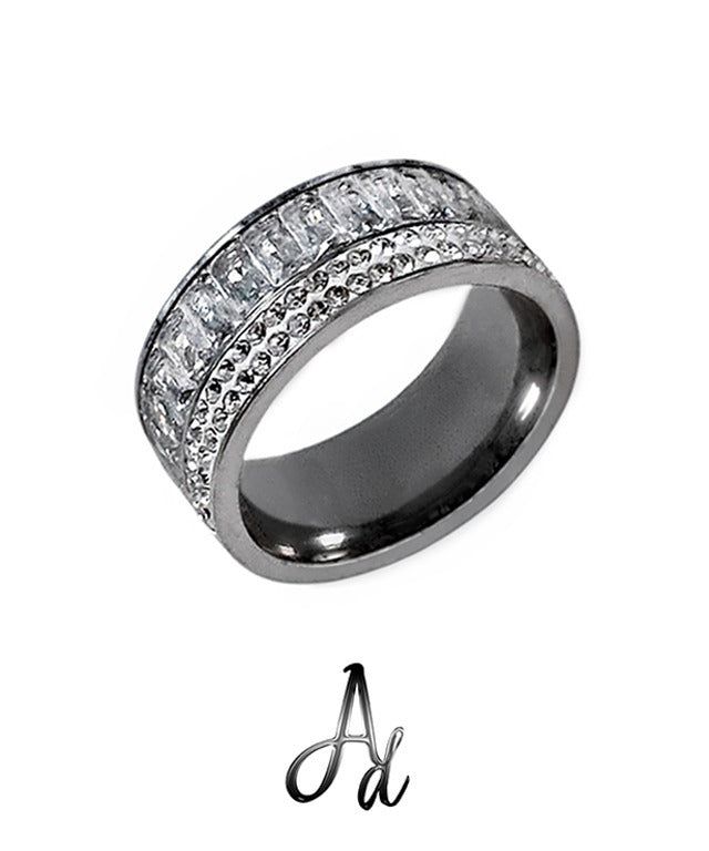 Cubic Tennis Bold Ring