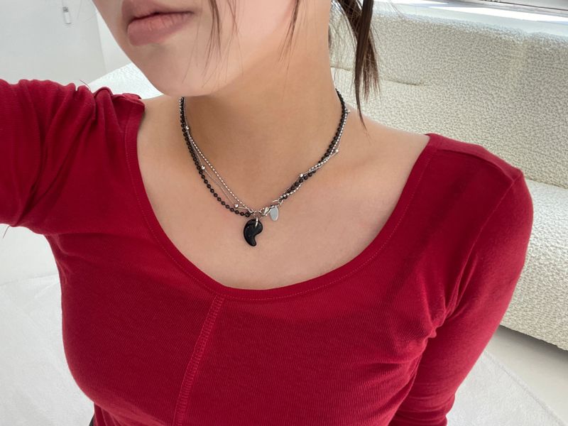 Comma Ball Mix Necklace